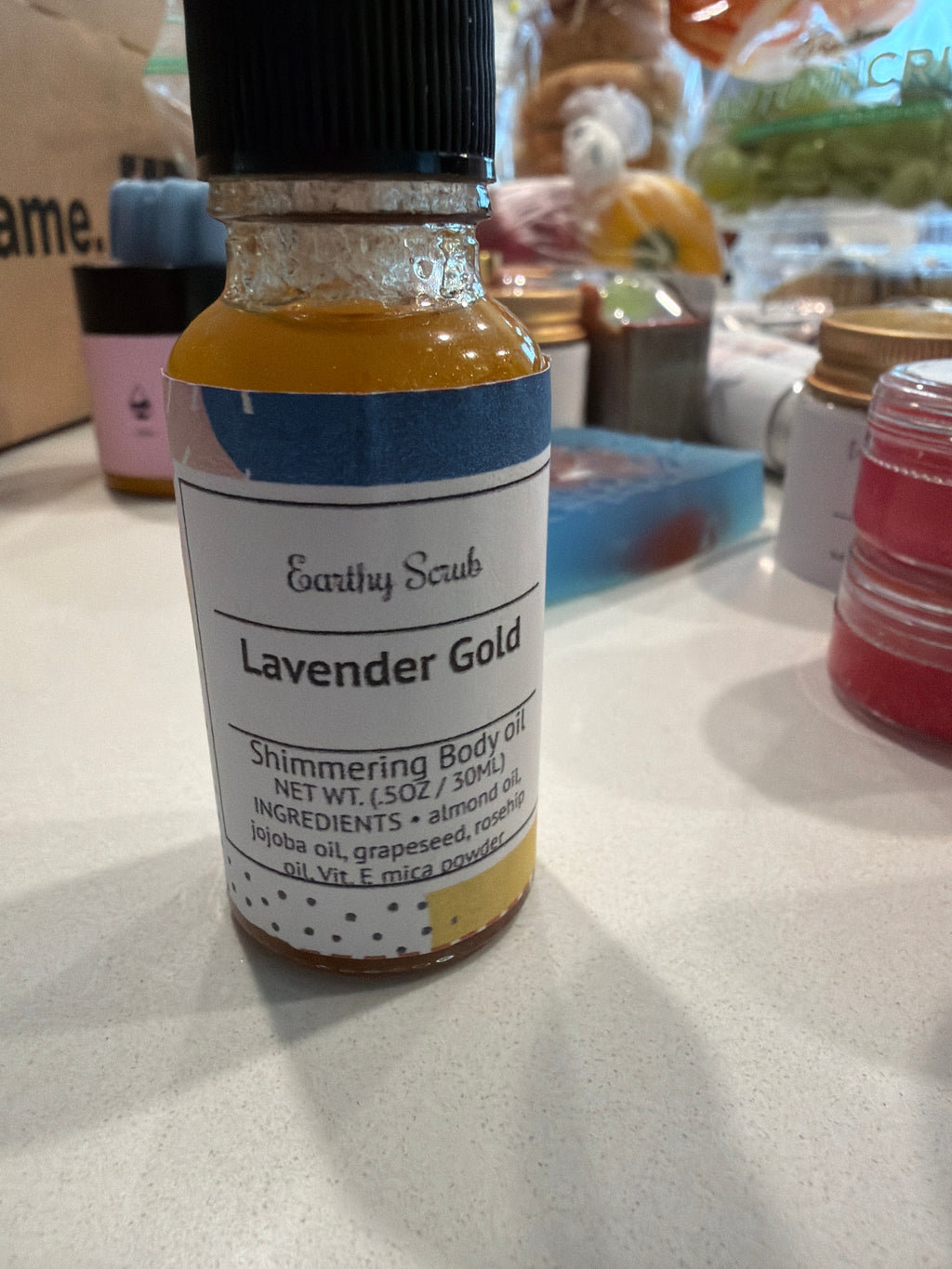 Shimmering Body oil