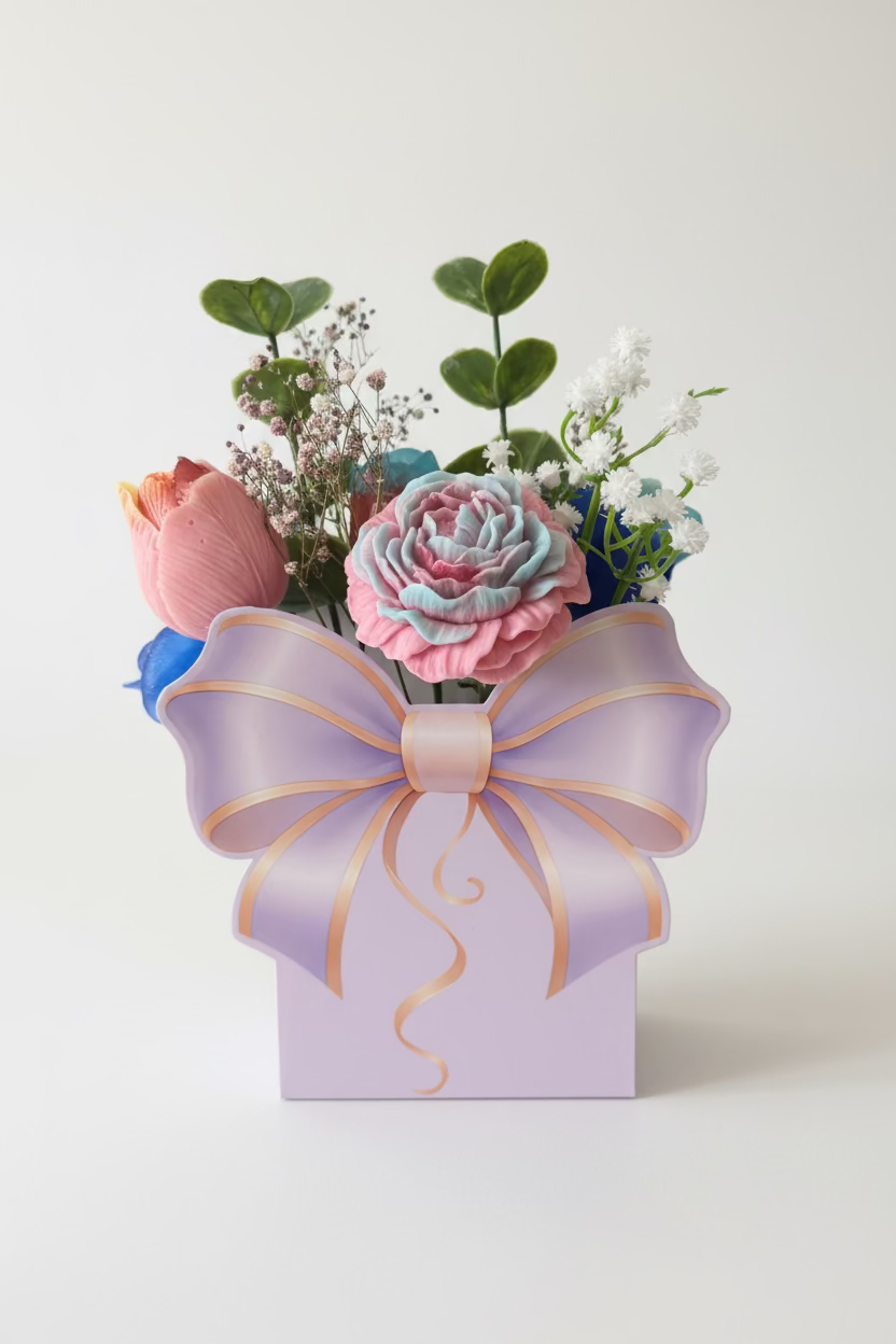 Soap flower bouquet