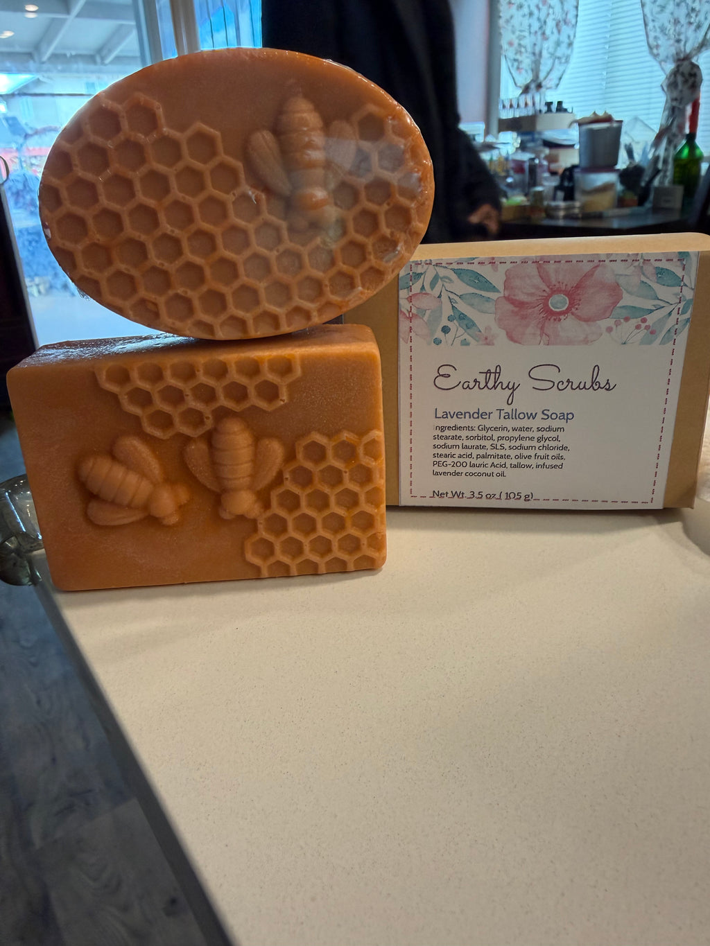 Lavender tallow soap