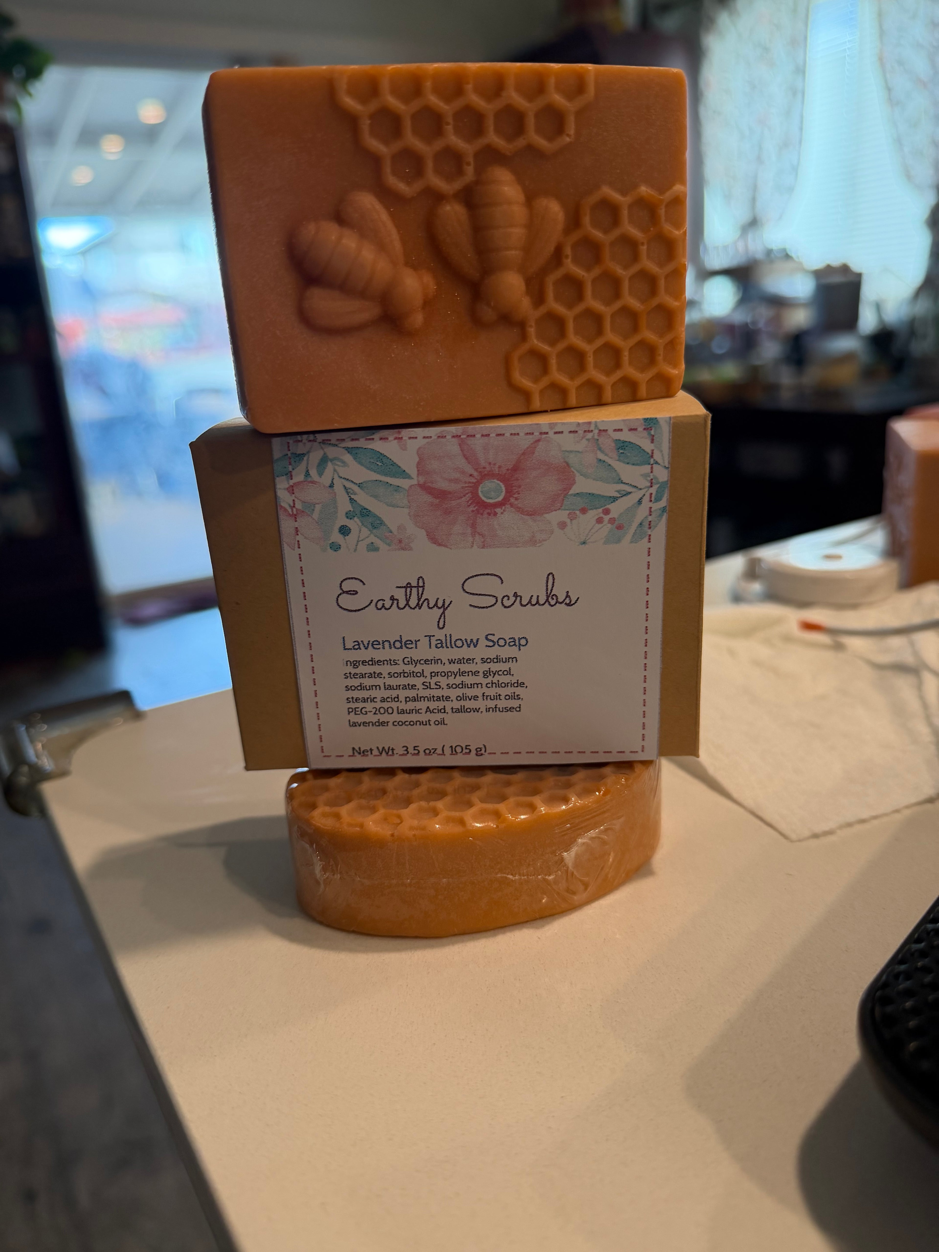 Lavender tallow soap